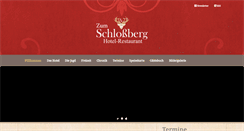 Desktop Screenshot of hotelschlossberg-kuhn.de